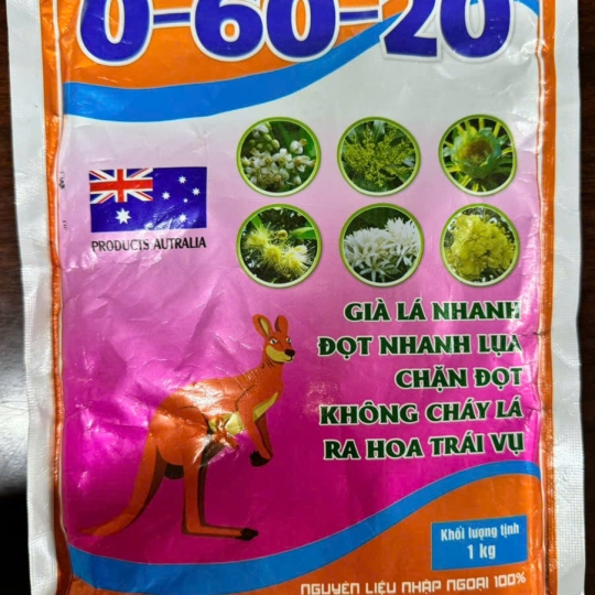 Phân bón lá hỗn hợp NOVA PECKACID ICL 0-60-20